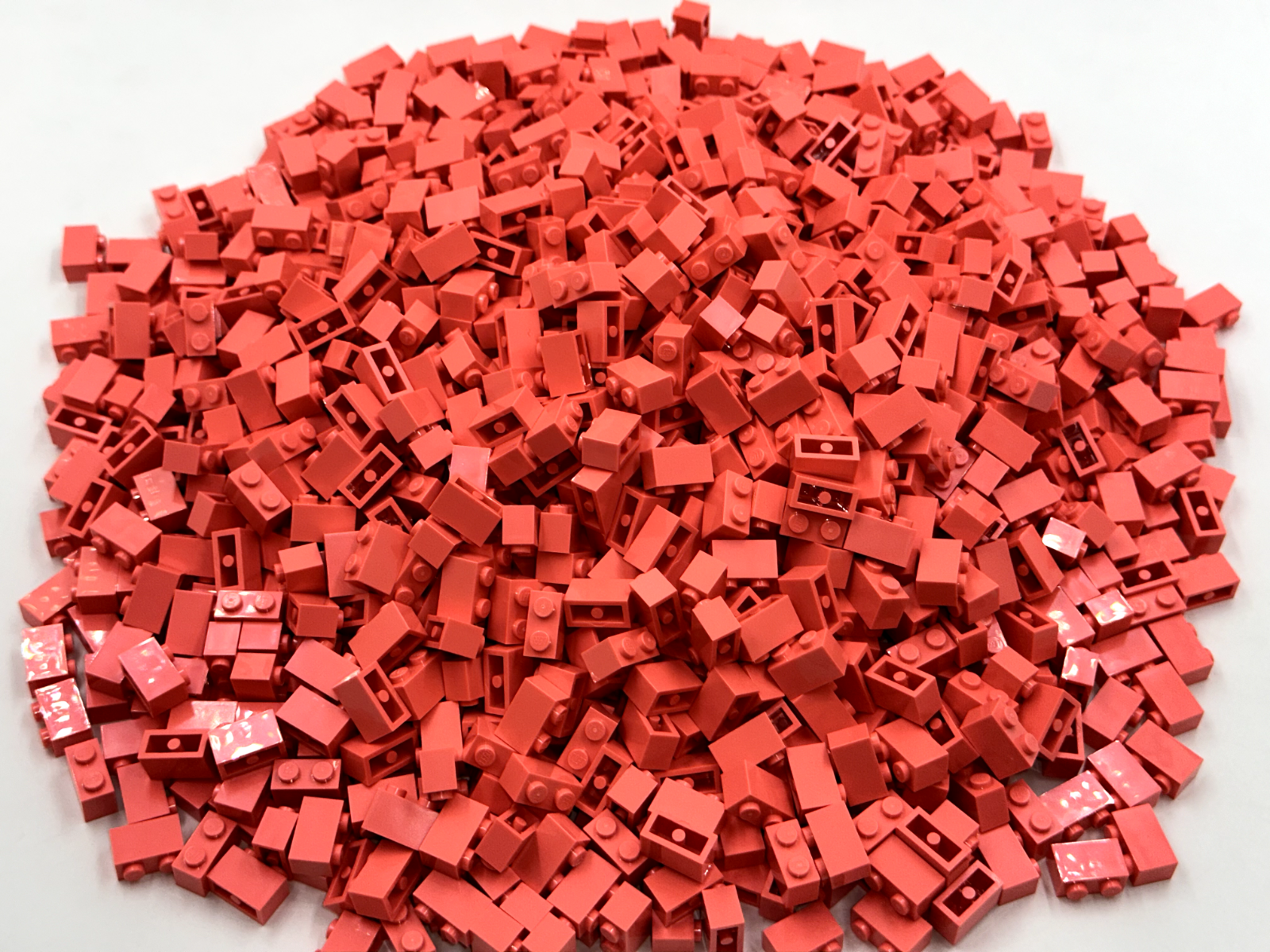LEGO Pack of 100x New Coral Brick 1 x 2 BULK BRICKS