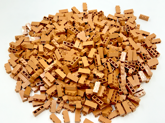 LEGO Pack of 200x New Medium Nougat Brick 1 x 3 BULK BRICKS