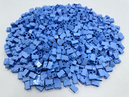 LEGO Pack of 200x New Bright Light Blue Brick 1 x 2 BULK BRICKS