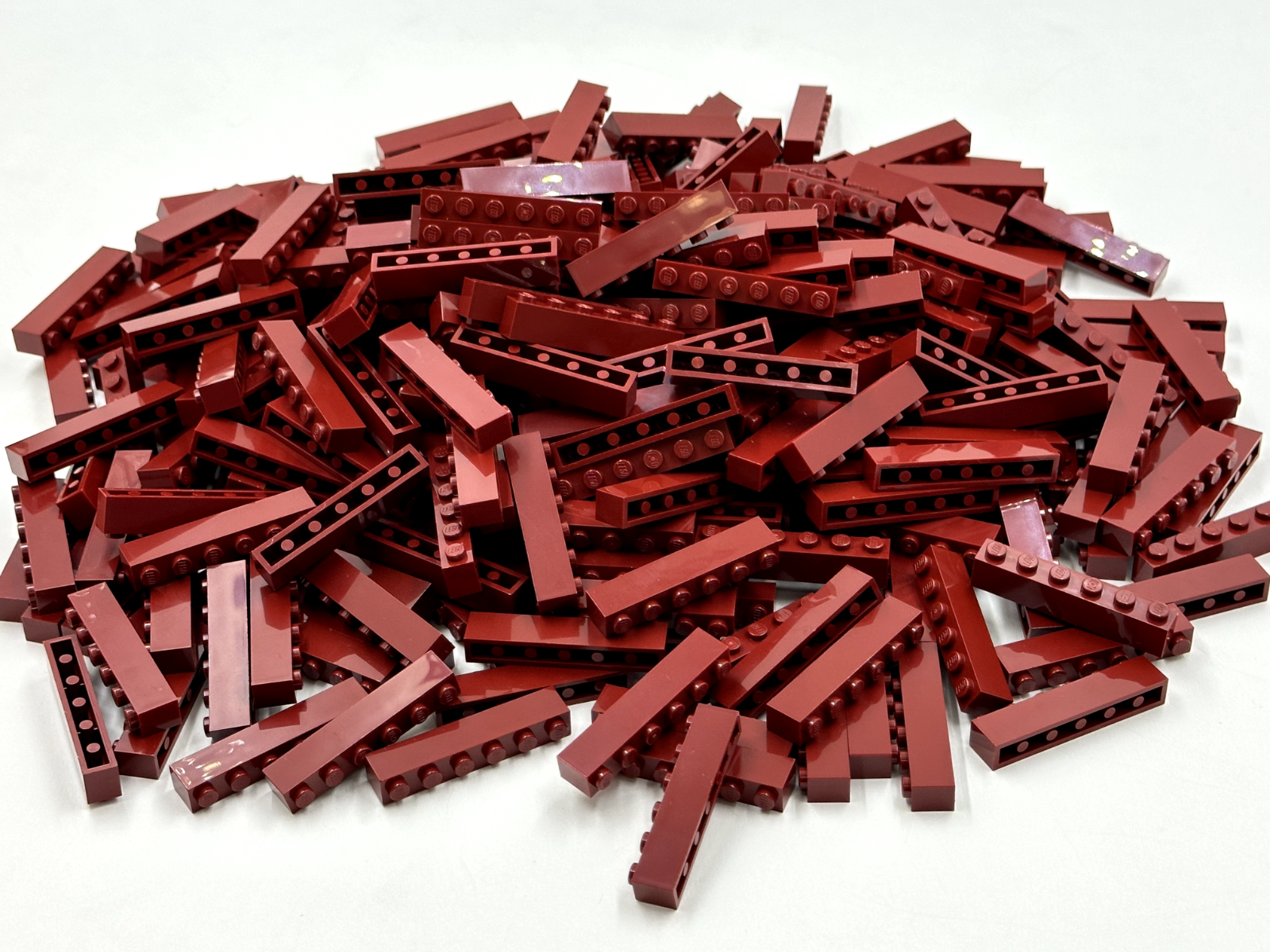LEGO Pack of 100x New Dark Red Brick 1 x 6 BULK BRICKS