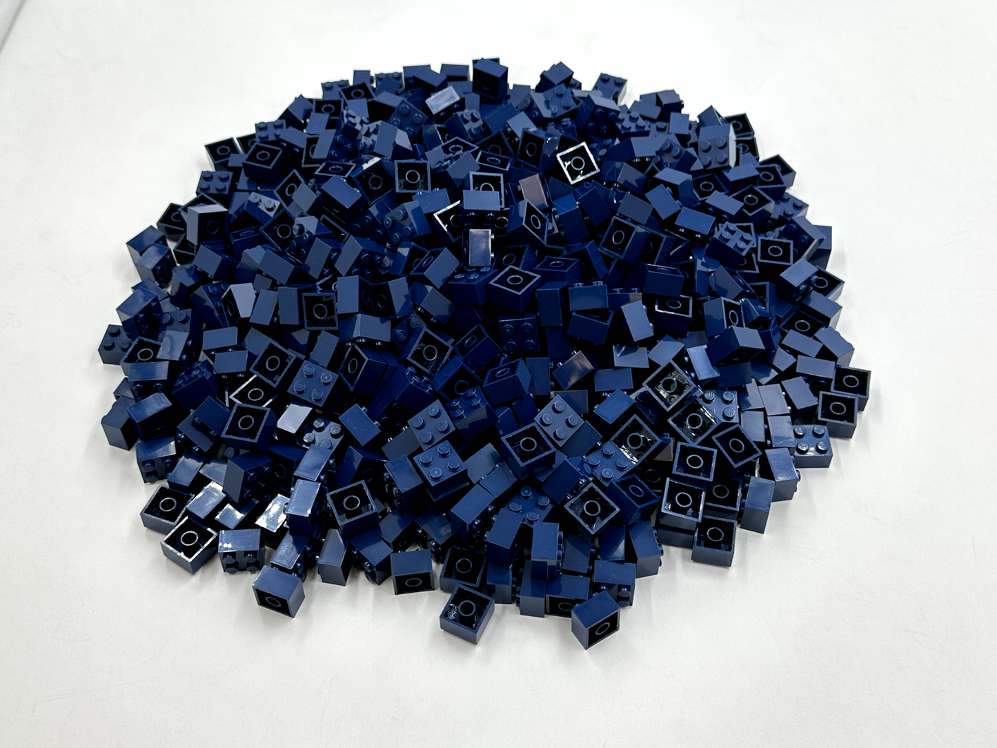 LEGO Pack of 100x New Dark Blue Brick 2 x 2  BULK BRICKS