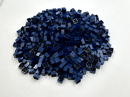 LEGO Pack of 100x New Dark Blue Brick 2 x 2  BULK BRICKS