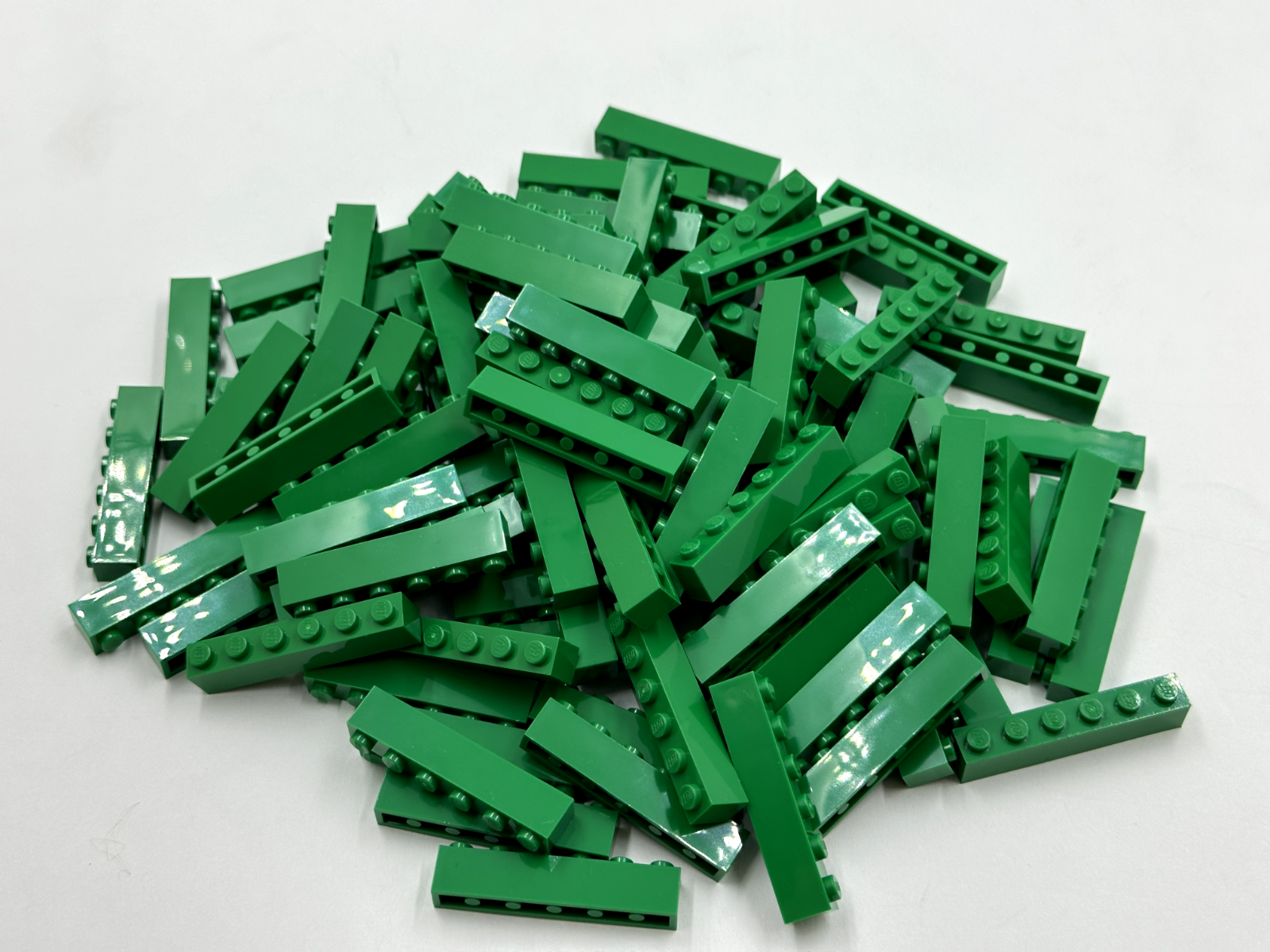 LEGO Pack of 200x New Green Brick 1 x 6 BULK BRICKS