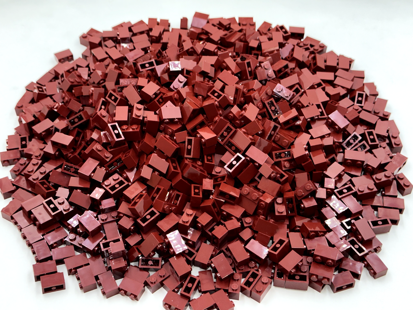 LEGO Pack of 100x New Dark Red Brick 1 x 2 BULK BRICKS