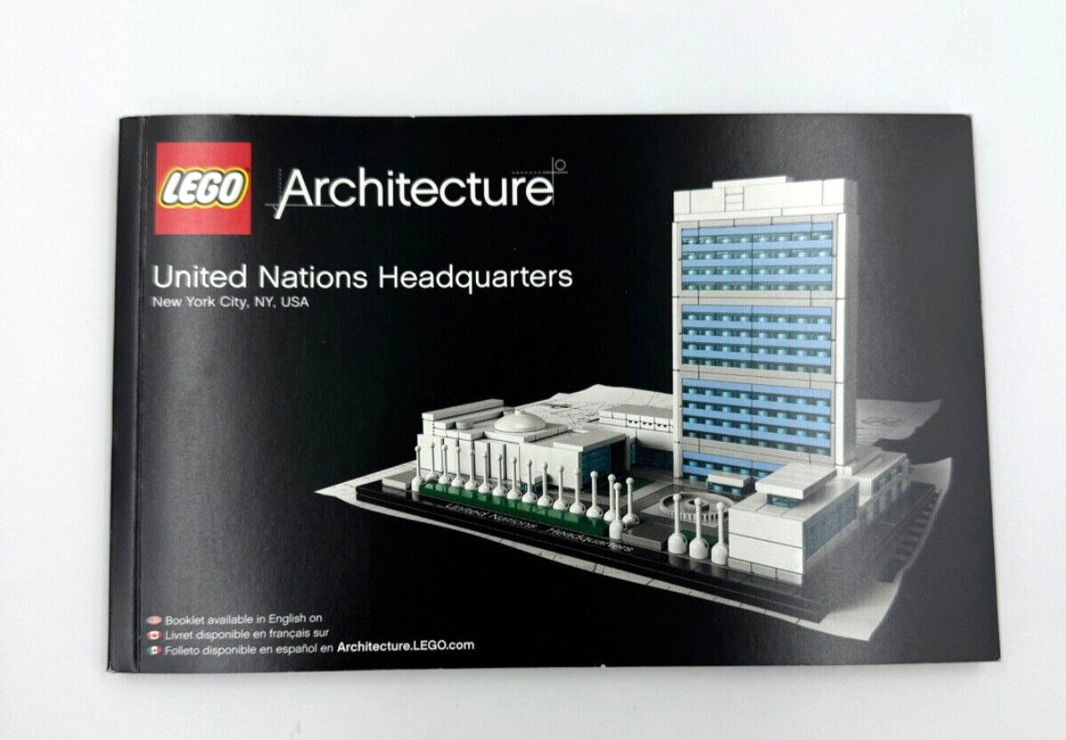 INSTRUCTIONS ONLY - LEGO LEGO ARCHITECTURE: United Nations Headquarters (21018)