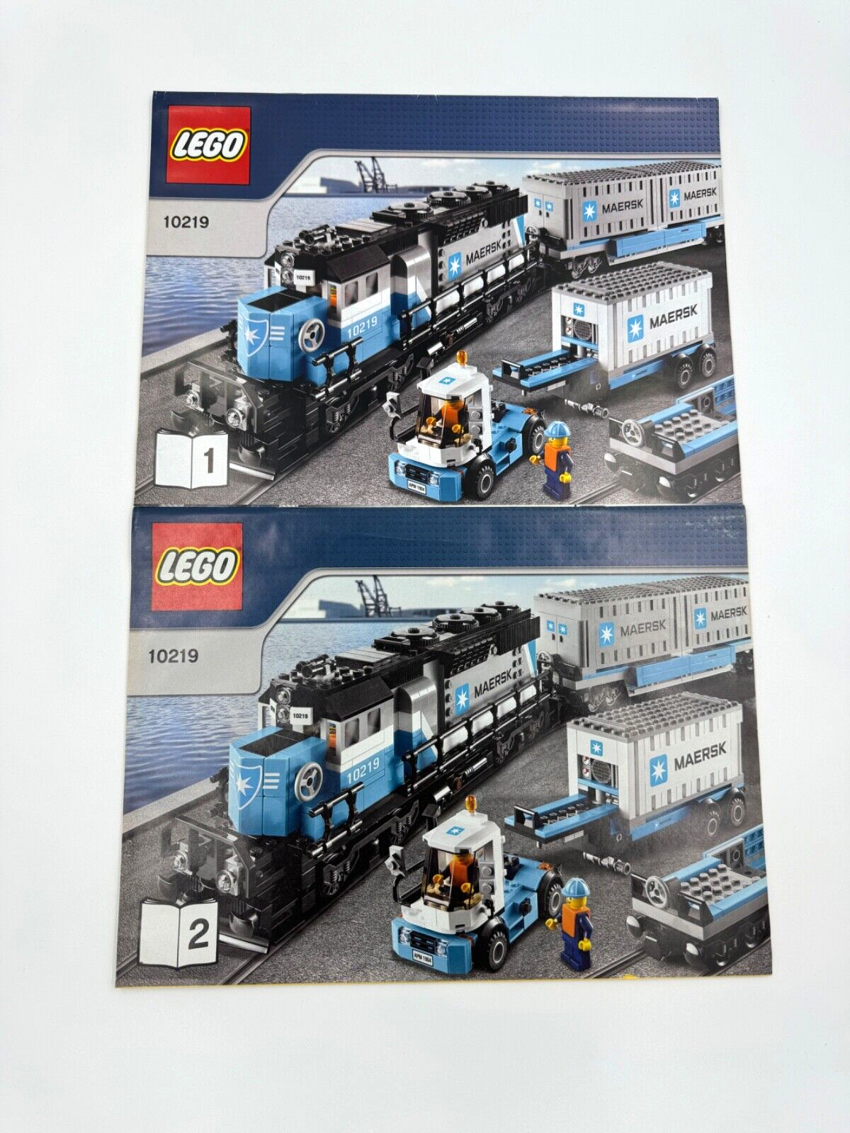 INSTRUCTIONS ONLY - LEGO Creator Expert: Maersk Train (10219)