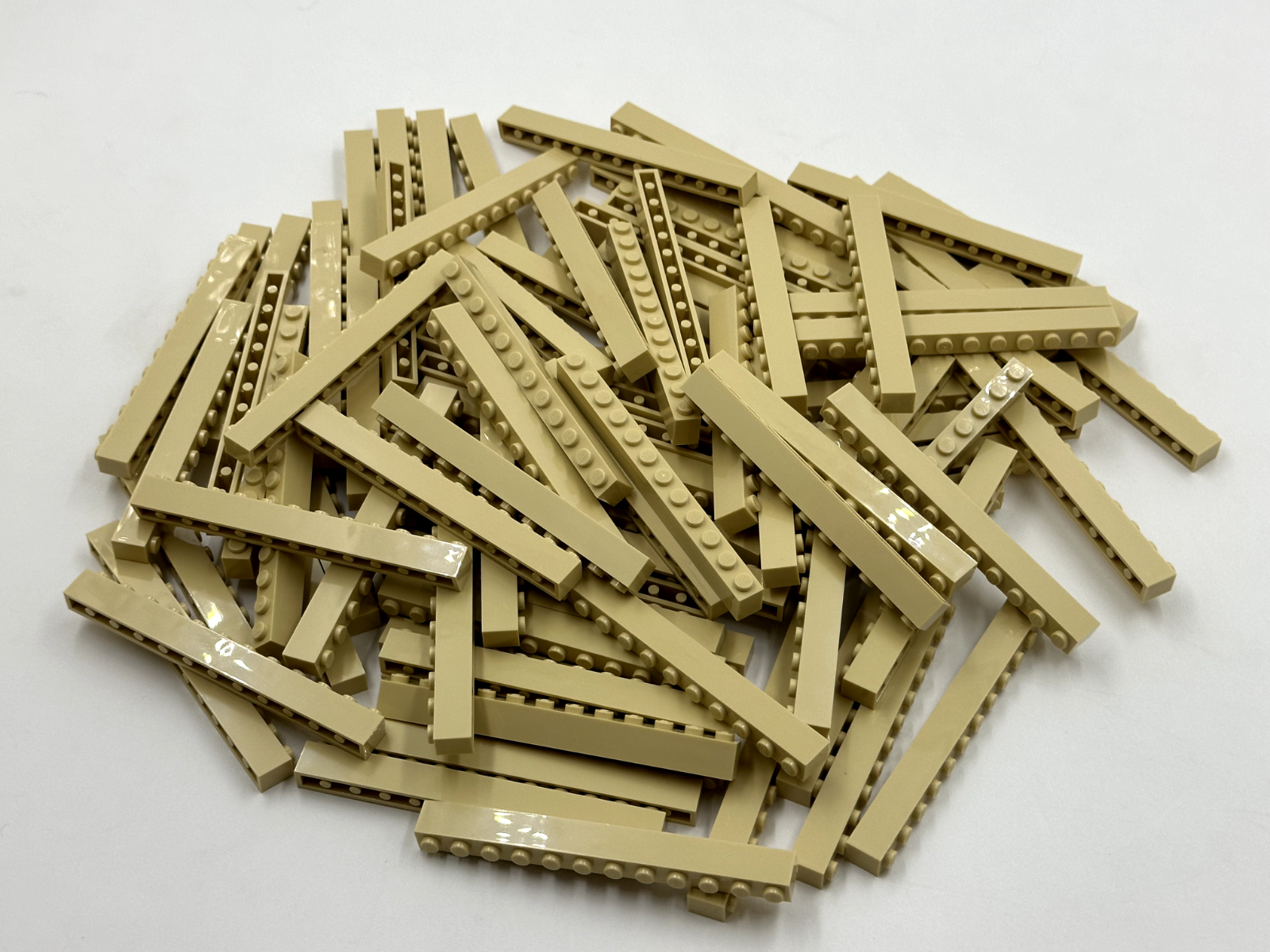 LEGO Pack of 200x New Tan Brick 1 x 12 BULK BRICKS