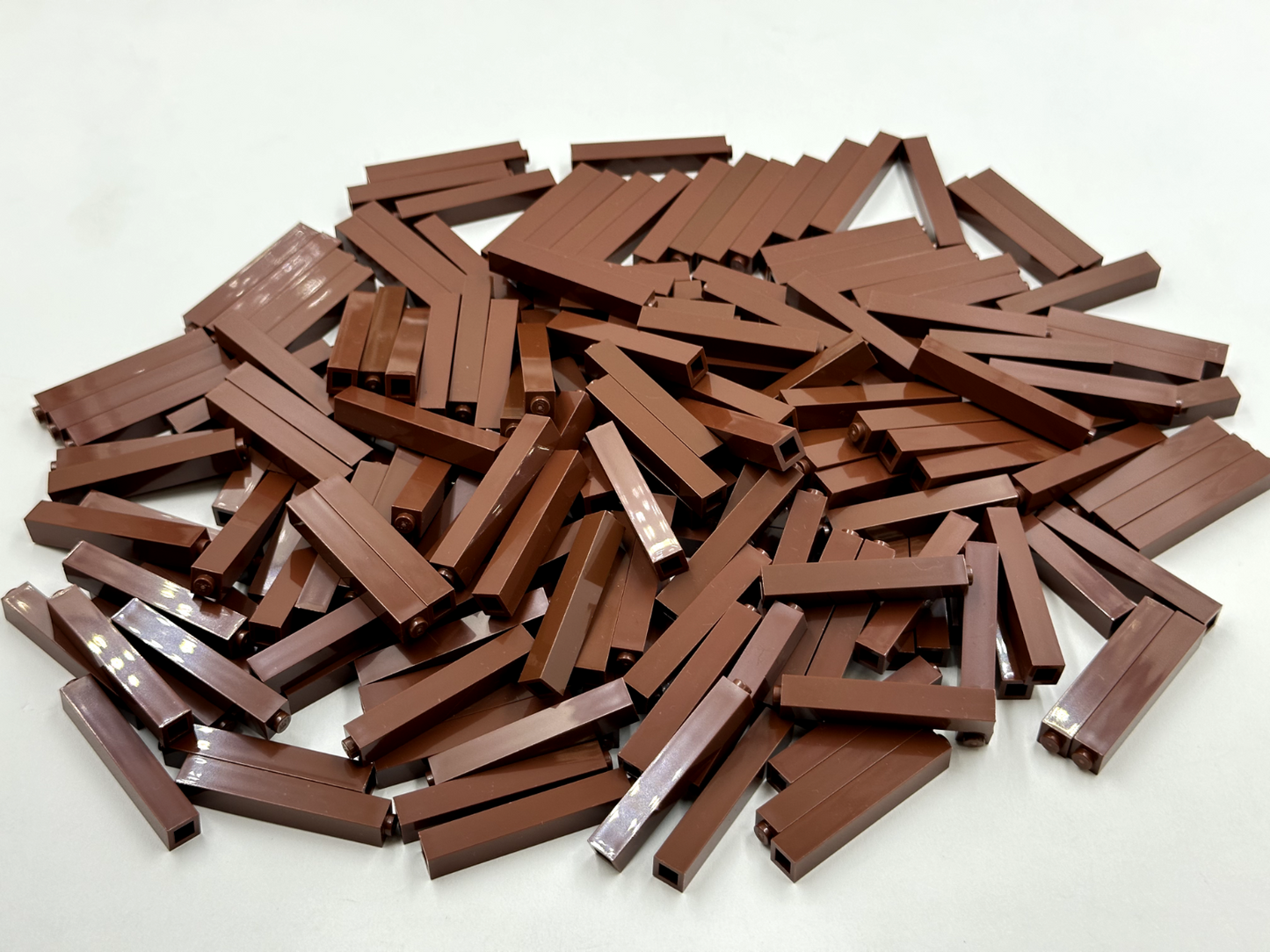 LEGO Pack of 200x New Reddish Brown Brick 1 x 1 x 5 BULK BRICKS