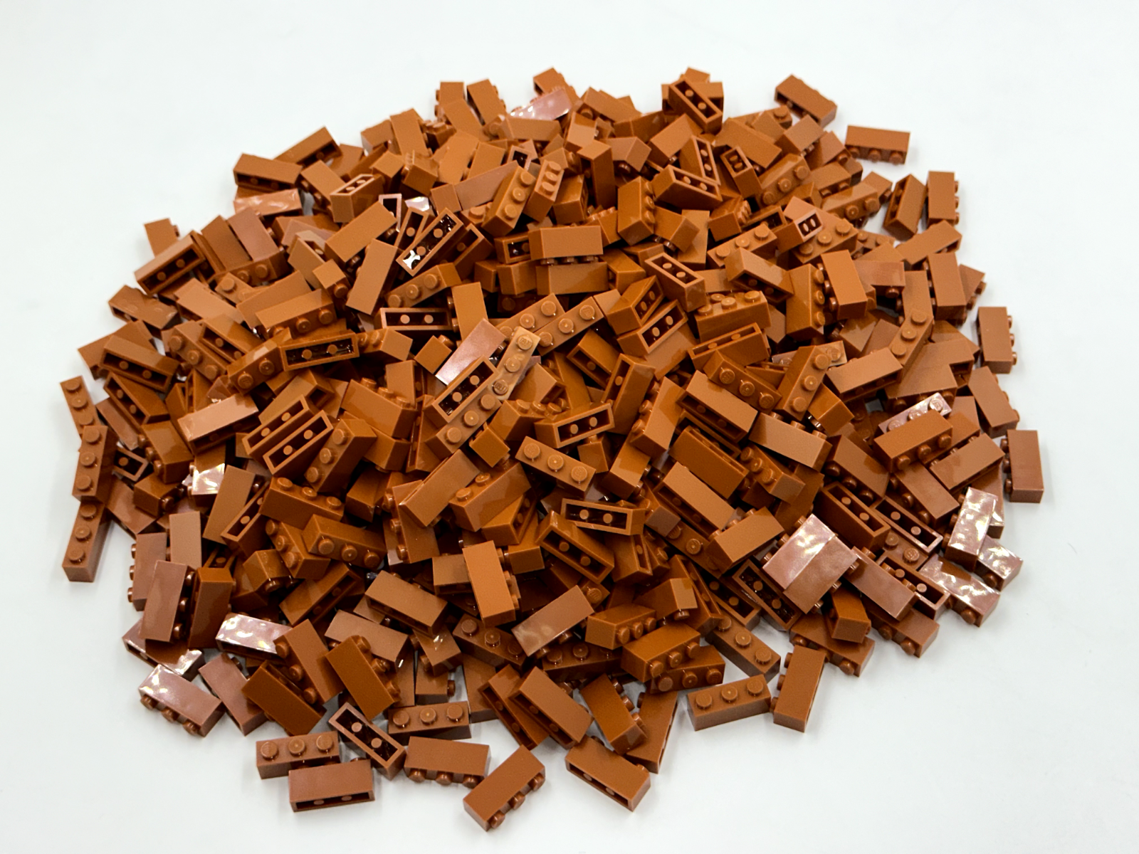 LEGO Pack of 100x New Dark Orange Brick 1 x 3 BULK BRICKS