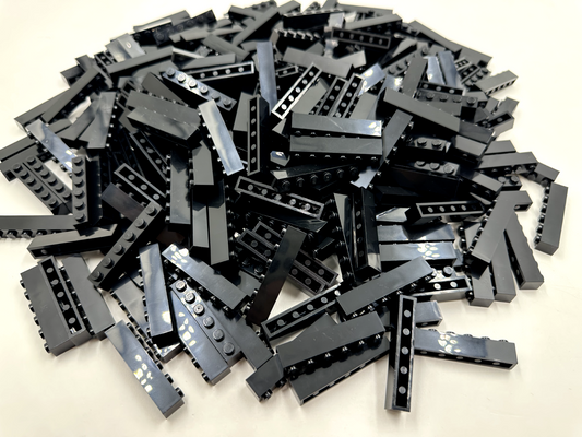 LEGO Pack of 100x New Black Brick 1 x 6 BULK BRICKS