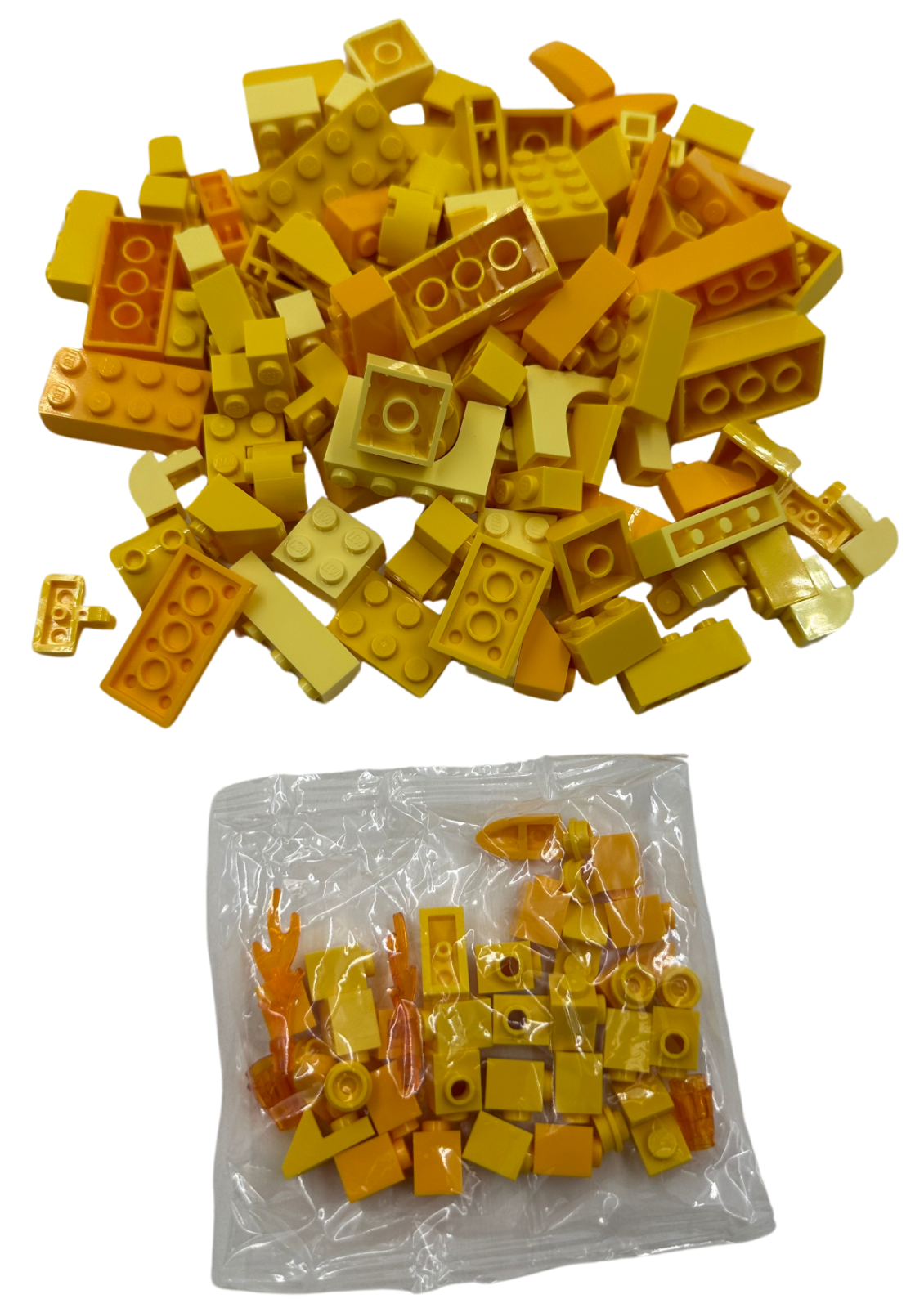 NEW LEGO Assorted Bulk Brick Pack: Yellow