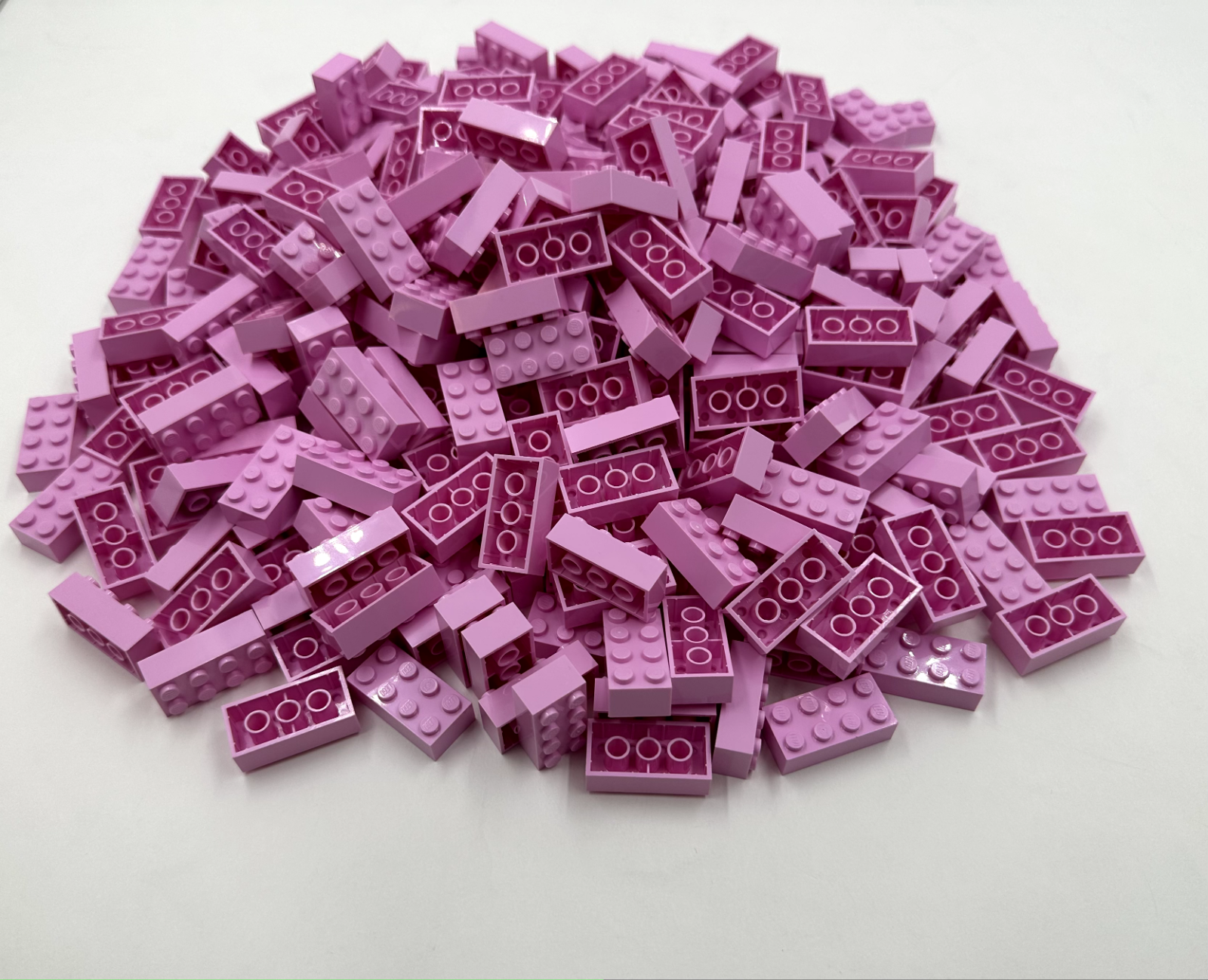 LEGO Pack of 100x New Bright Pink Brick 2 x 4  BULK BRICKS