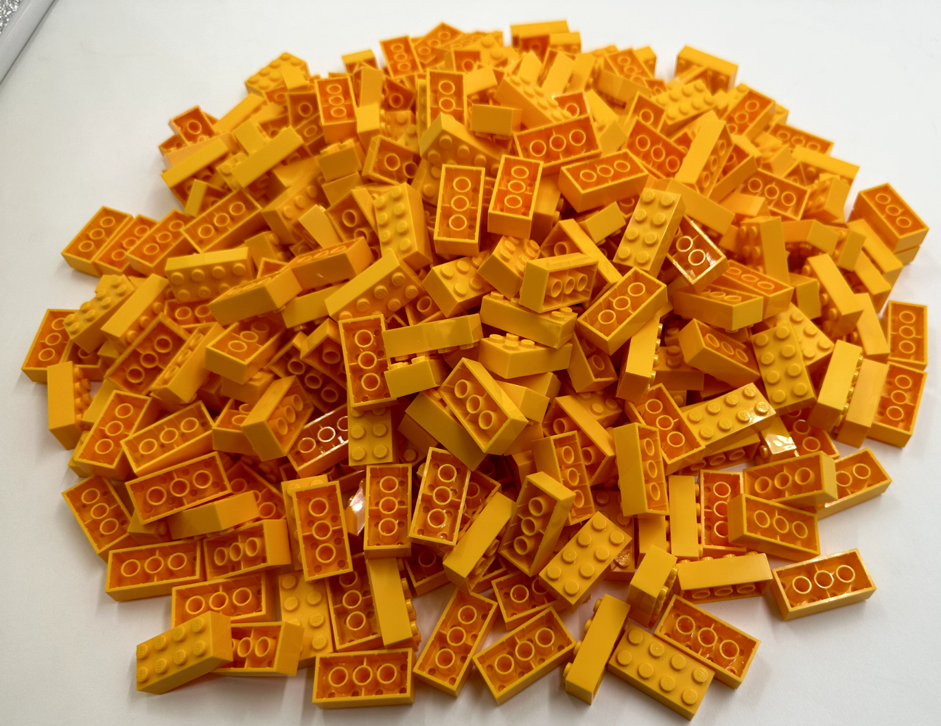 LEGO Pack of 100x New Bright Light Orange Brick 2 x 4  BULK BRICKS