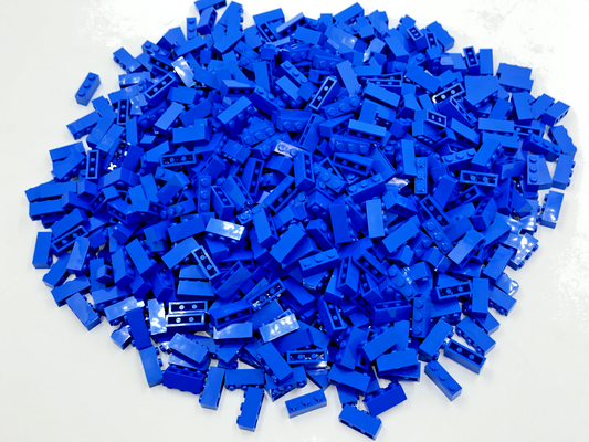 LEGO Pack of 100x New Blue Brick 1 x 3 BULK BRICKS