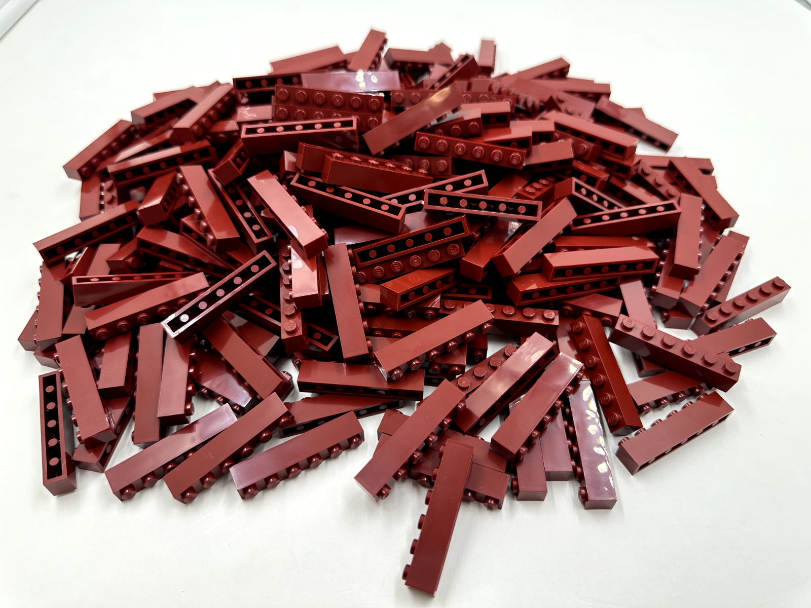 LEGO Pack of 100x New Dark Red Brick 1 x 6 BULK BRICKS