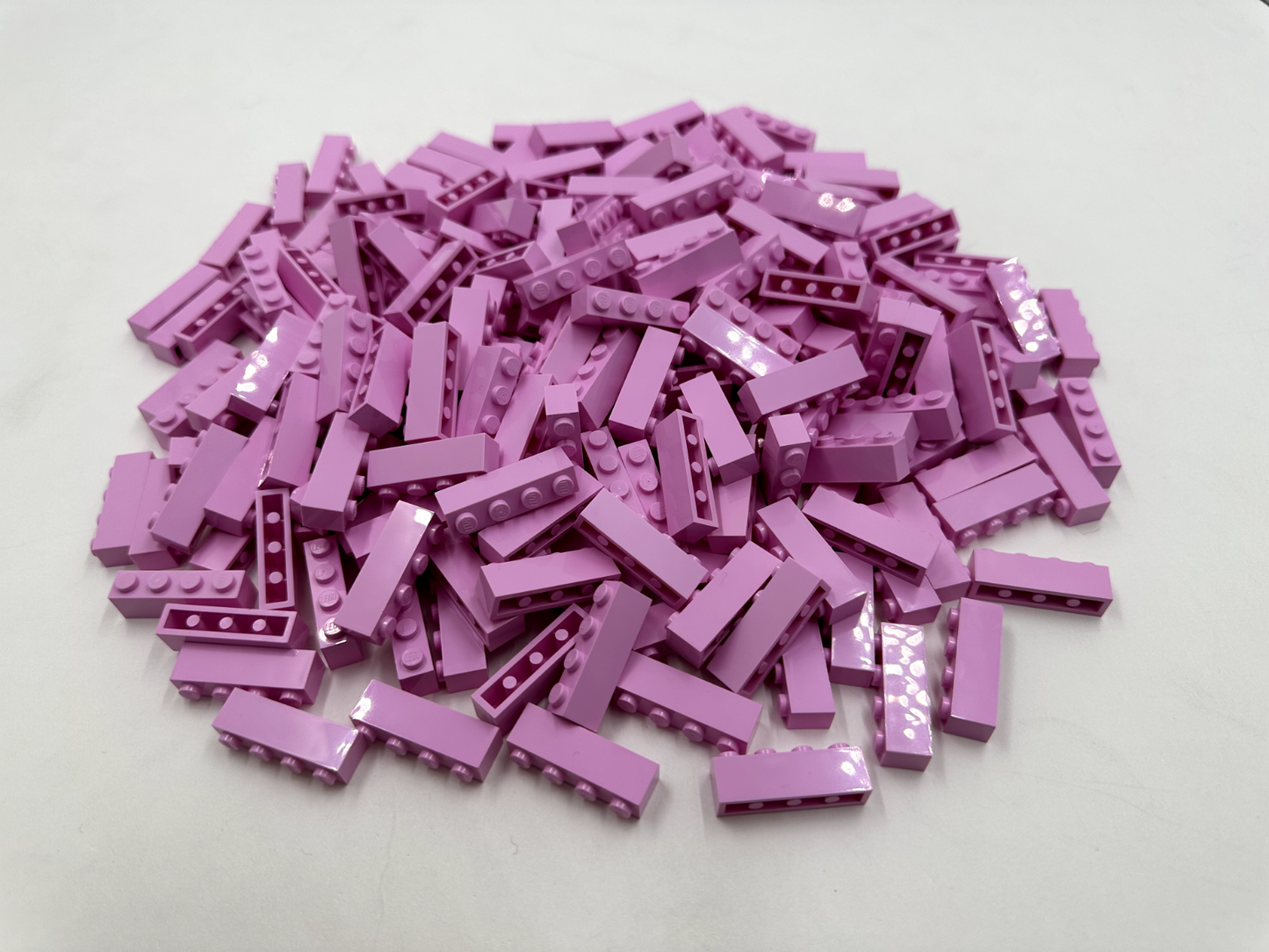 LEGO Pack of 100x New Bright Pink Brick 1 x 4 BULK BRICKS