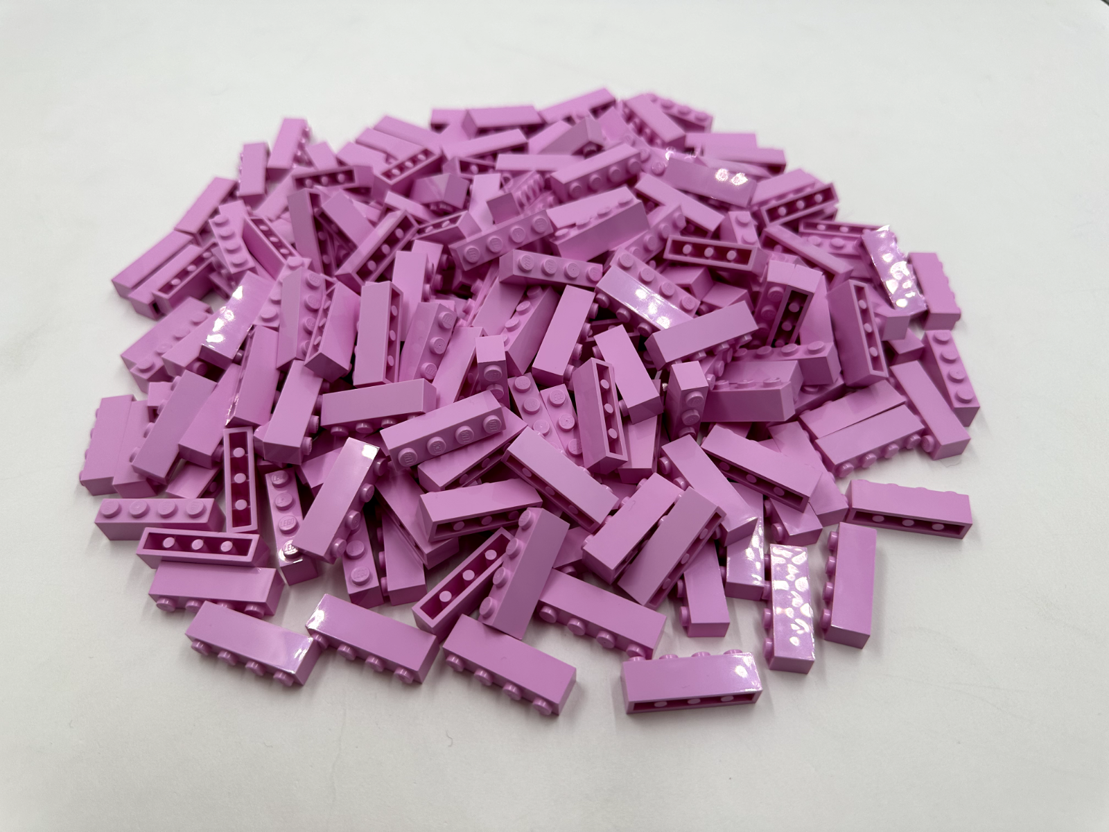 LEGO Pack of 100x New Bright Pink Brick 1 x 4 BULK BRICKS
