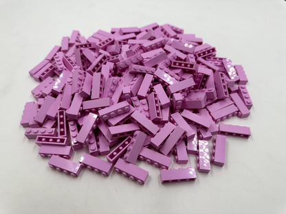 LEGO Pack of 100x New Bright Pink Brick 1 x 4 BULK BRICKS