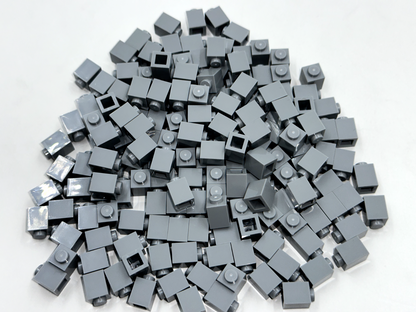 LEGO Pack of 100x New Light Bluish Gray Brick 1 x 1  BULK BRICKS