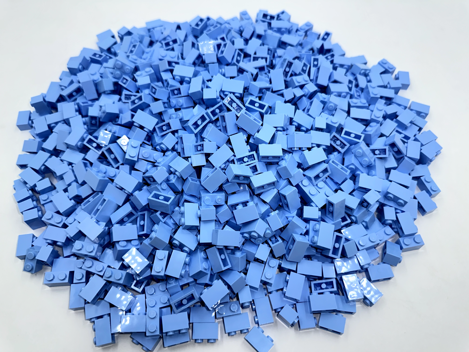 LEGO Pack of 200x New Bright Light Blue Brick 1 x 2 BULK BRICKS