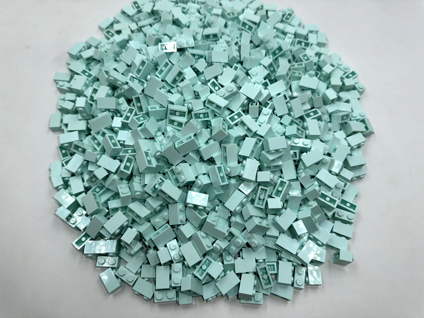 LEGO Pack of 200x New Light Aqua Brick 1 x 2 BULK BRICKS