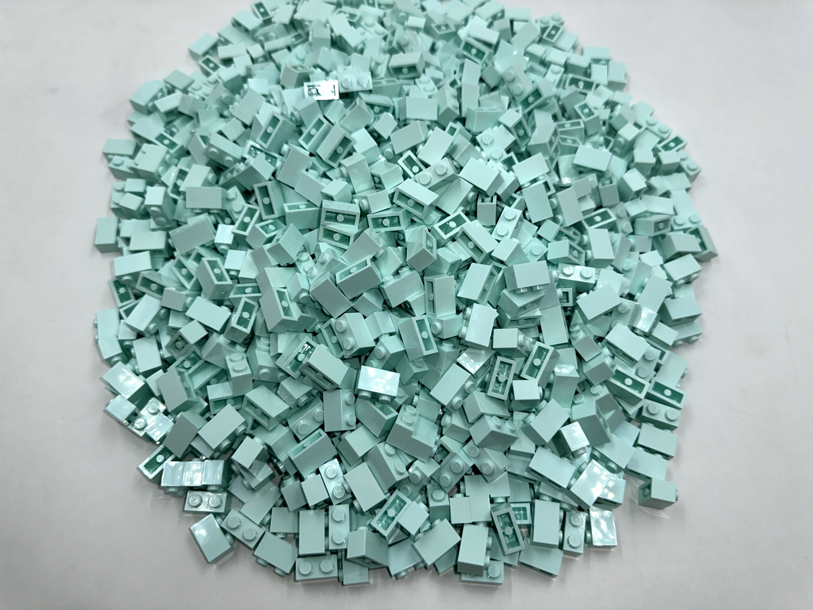 LEGO Pack of 200x New Light Aqua Brick 1 x 2 BULK BRICKS