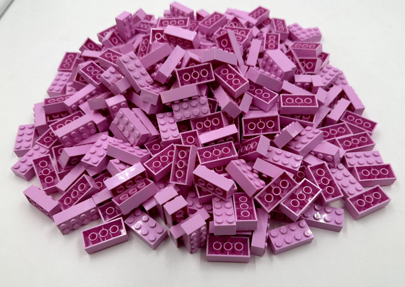 LEGO Pack of 100x New Bright Pink Brick 2 x 4  BULK BRICKS
