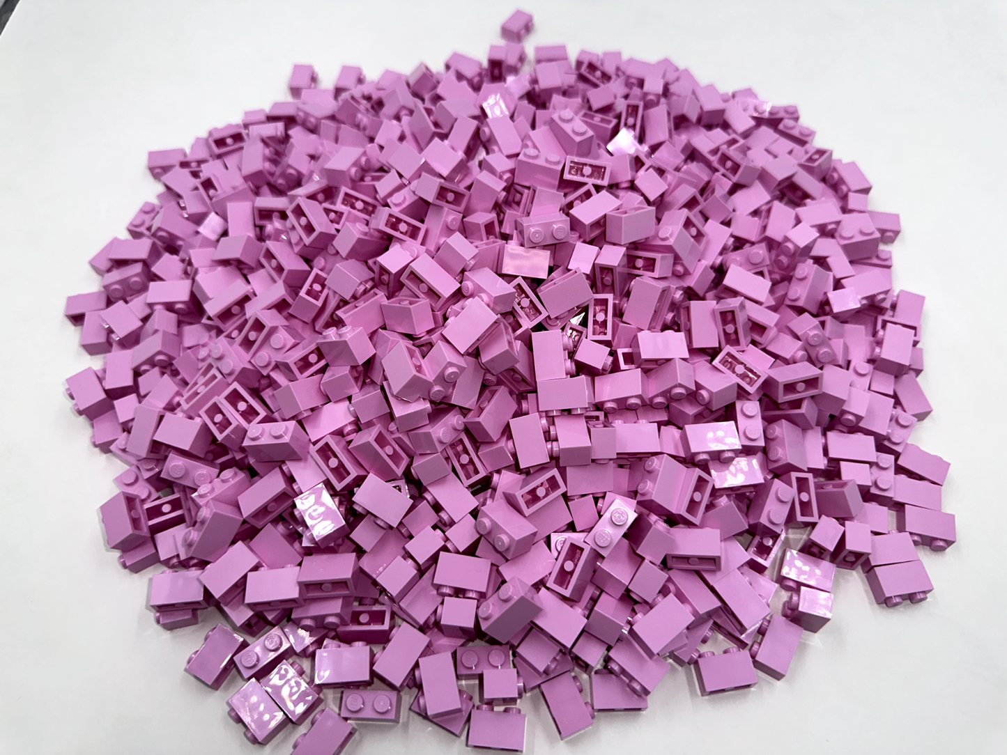 LEGO Pack of 200x New Bright Pink Brick 1 x 2 BULK BRICKS