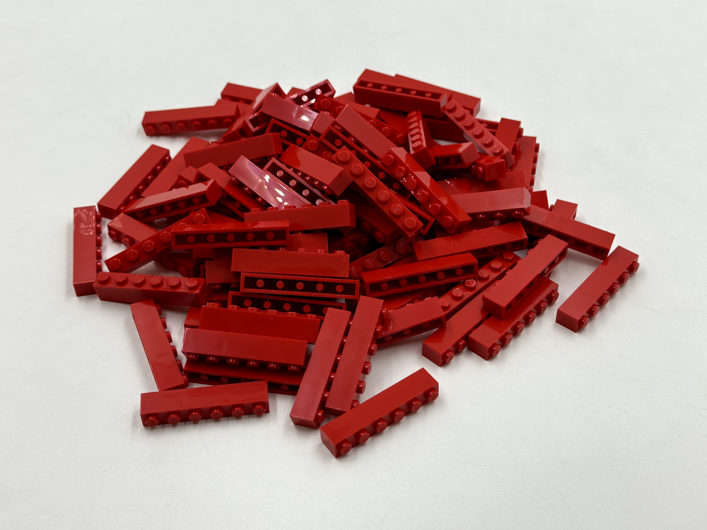 LEGO Pack of 200x New Red Brick 1 x 6 BULK BRICKS