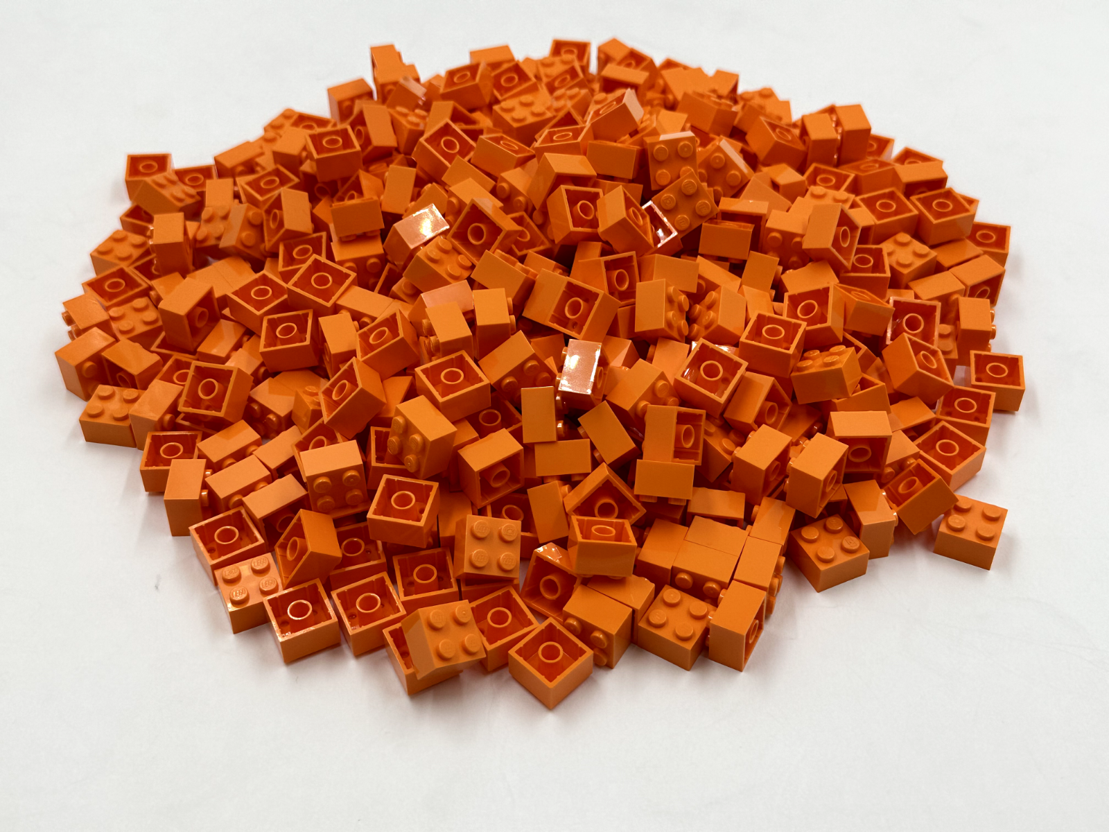 LEGO Pack of 100x New Orange Brick 2 x 2  BULK BRICKS