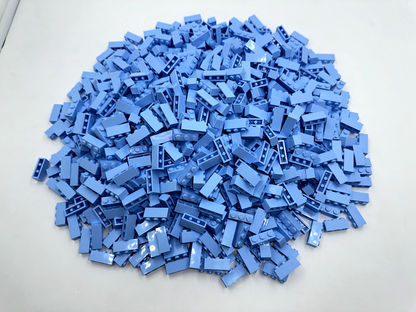 LEGO Pack of 200x New Bright Light Blue Brick 1 x 3 BULK BRICKS