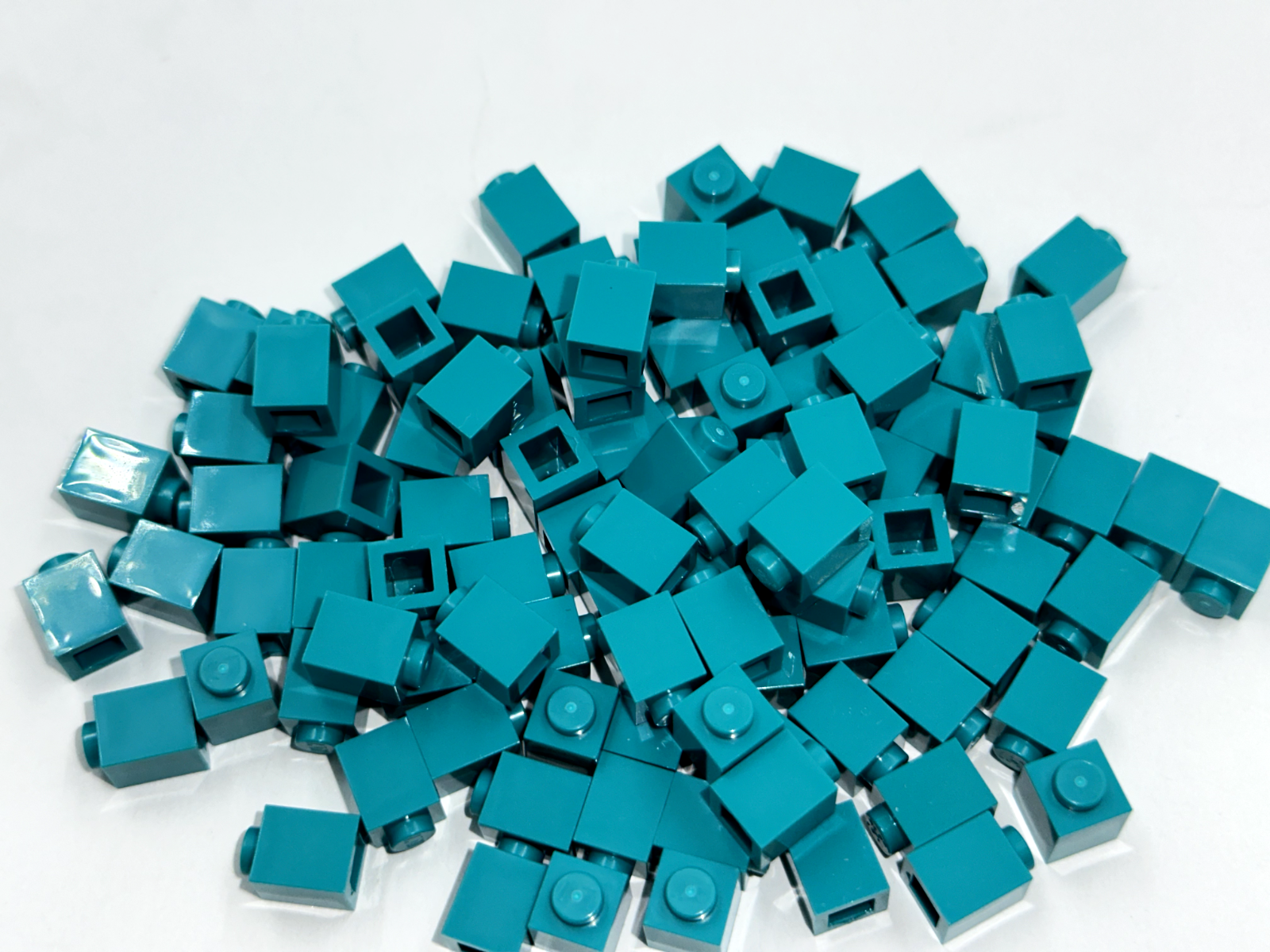 LEGO Pack of 200x New Dark Turquoise Brick 1 x 1  BULK BRICKS