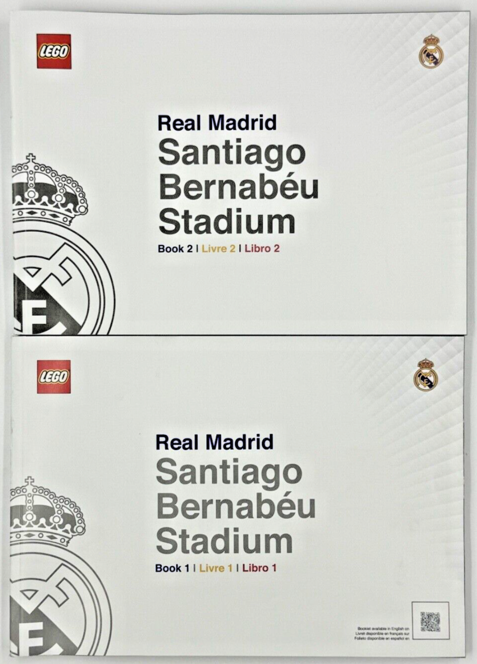 INSTRUCTIONS & STICKER ONLY -  LEGO Real Madrid – Santiago Bernabéu Stadium