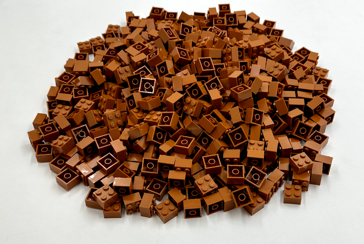 LEGO Pack of 200x New Dark Orange Brick 2 x 2  BULK BRICKS