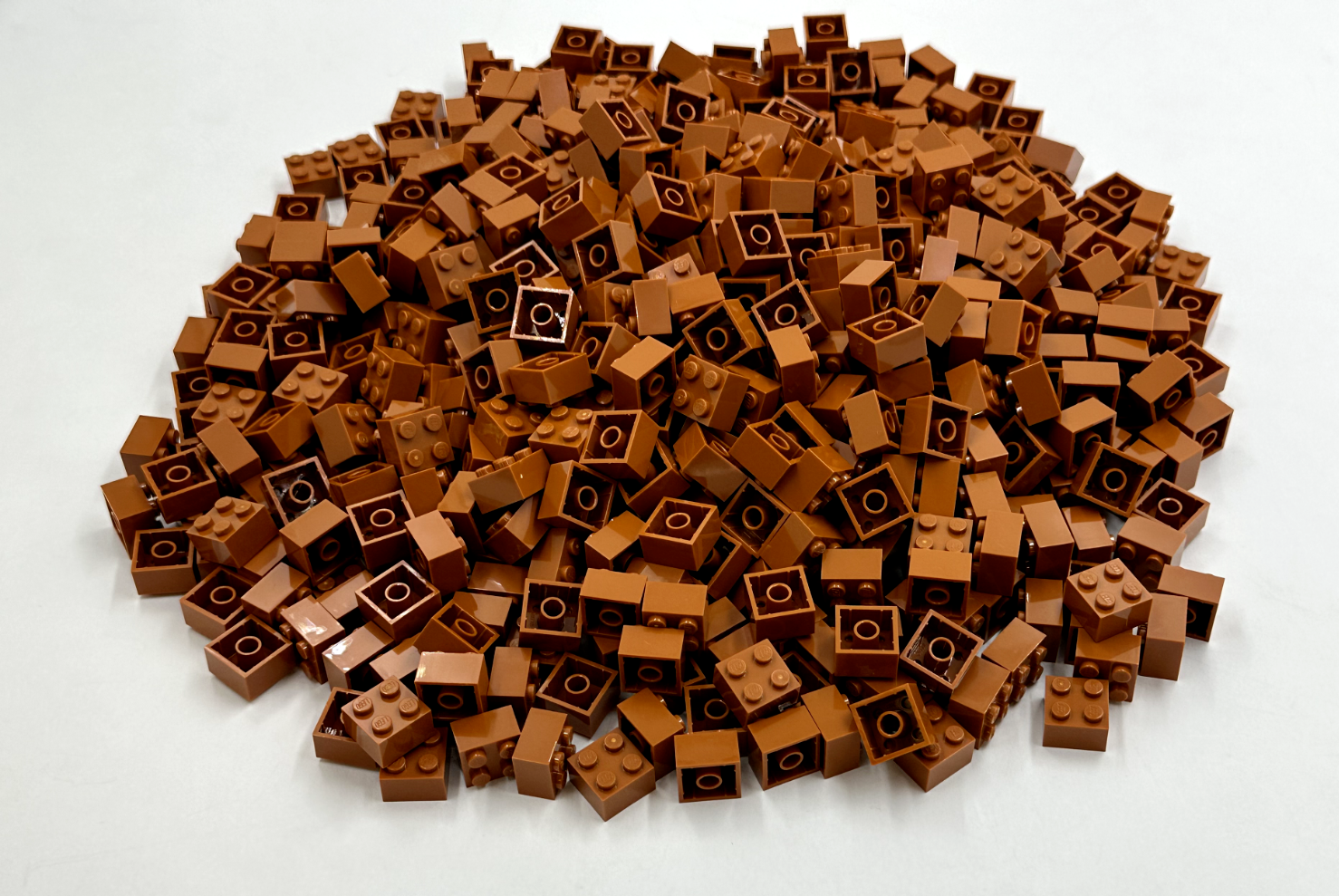 LEGO Pack of 200x New Dark Orange Brick 2 x 2  BULK BRICKS