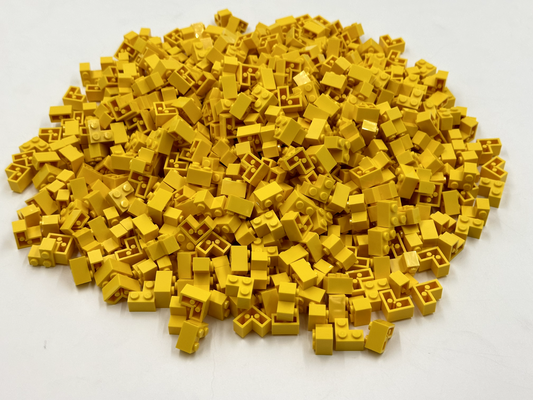 LEGO Pack of 200x New Yellow Brick 2 x 2 Corner  BULK BRICKS