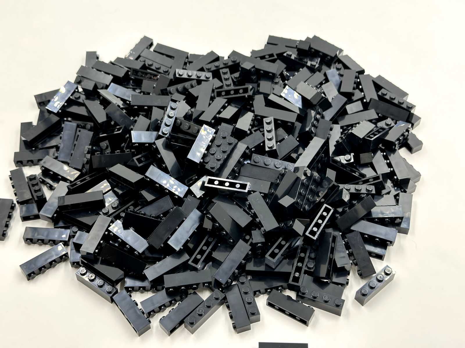 LEGO Pack of 100x New Black Brick 1 x 4 BULK BRICKS