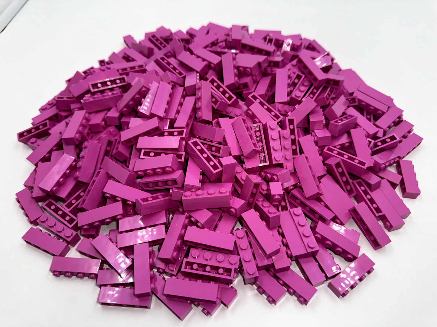LEGO Pack of 100x New Dark Pink Brick 1 x 4 BULK BRICKS