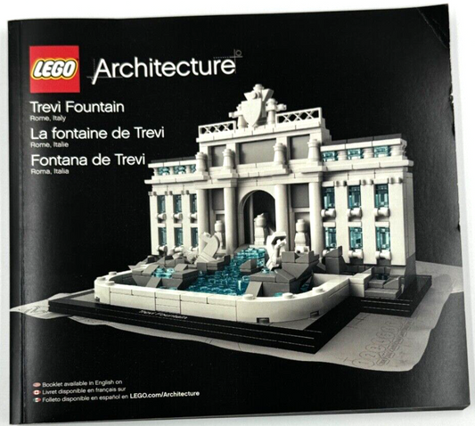 INSTRUCTIONS  ONLY - LEGO ARCHITECTURE: Trevi Fountain (21020)