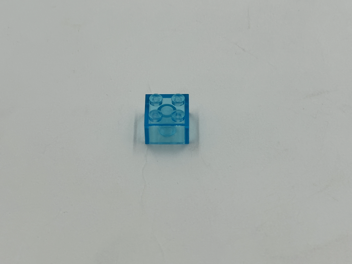 LEGO Pack of 1x New Trans-Light Blue Brick 2 x 2  BULK BRICKS