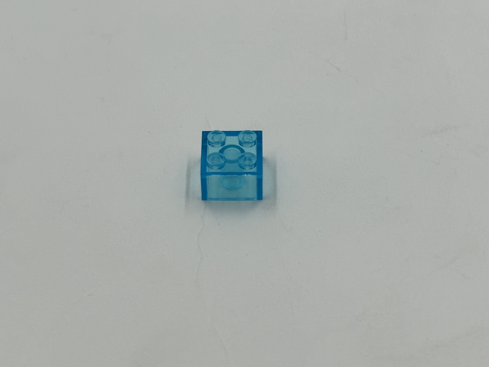 LEGO Pack of 1x New Trans-Light Blue Brick 2 x 2  BULK BRICKS