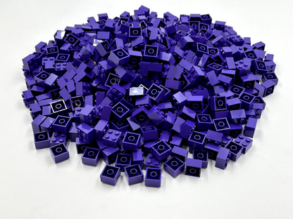 LEGO Pack of 200x New Dark Purple Brick 2 x 2  BULK BRICKS