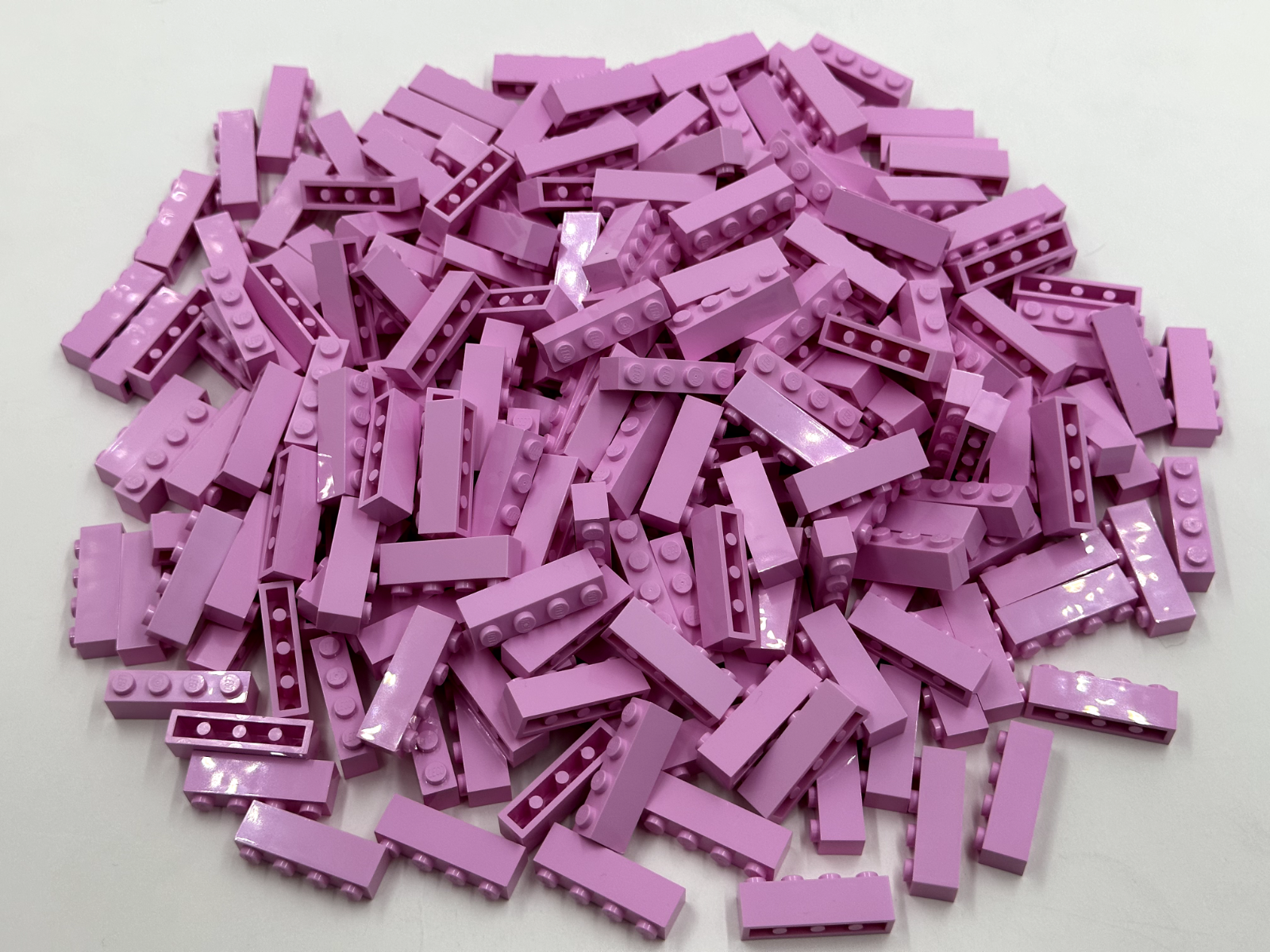 LEGO Pack of 100x New Bright Pink Brick 1 x 4 BULK BRICKS