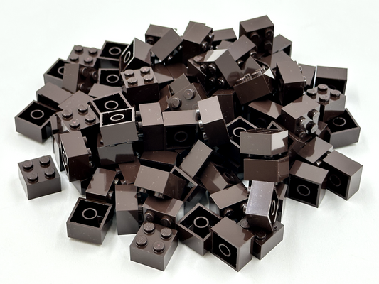 LEGO Pack of 200x New Dark Brown Brick 2 x 2  BULK BRICKS