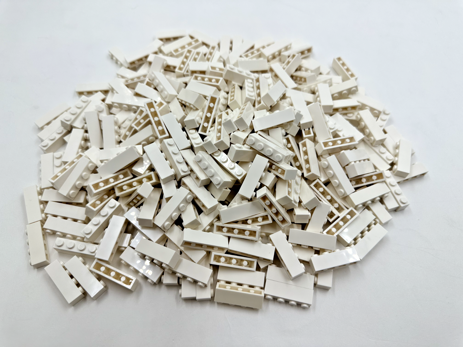 LEGO Pack of 100x New White Brick 1 x 4 BULK BRICKS