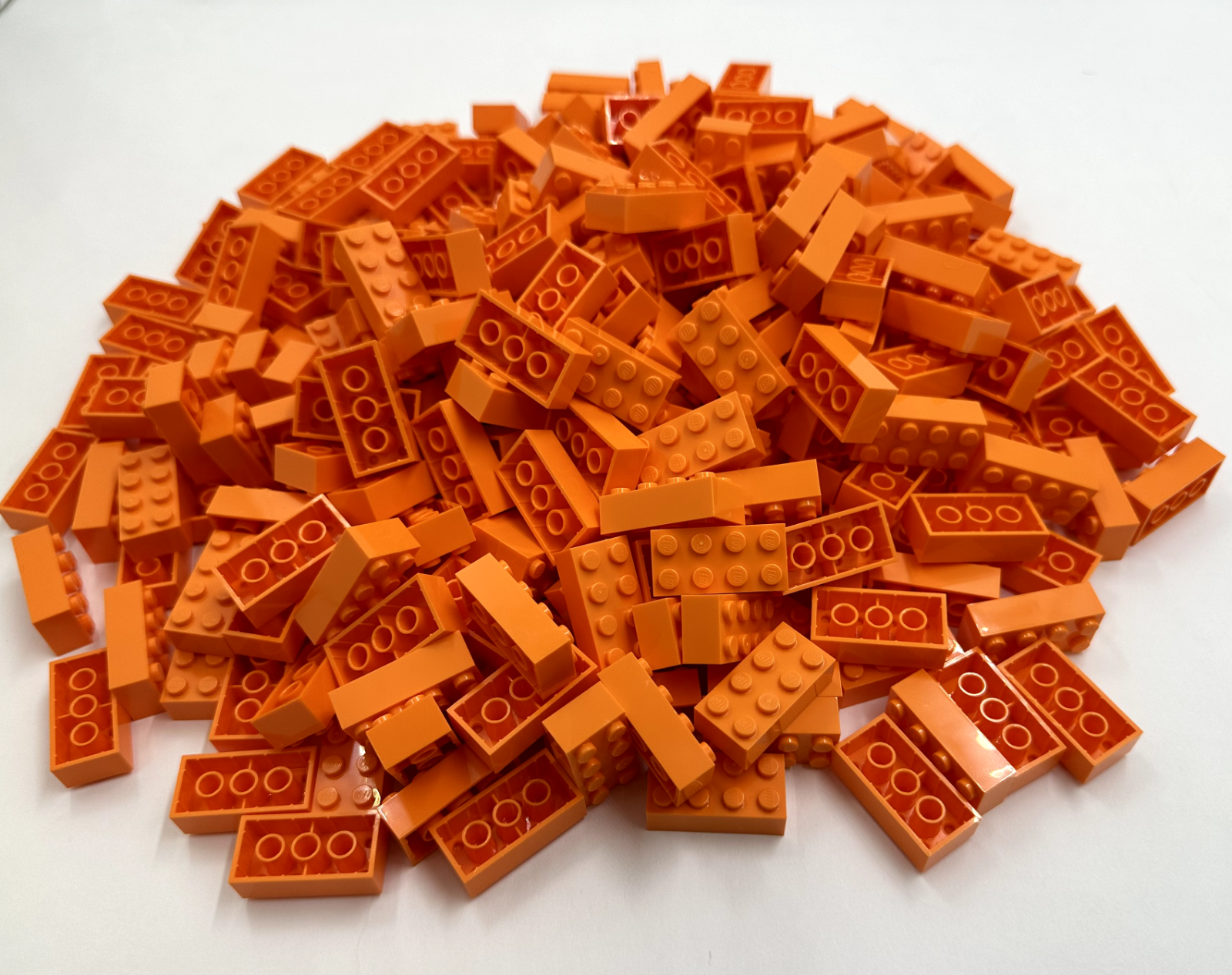 LEGO Pack of 200x New Orange Brick 2 x 4  BULK BRICKS
