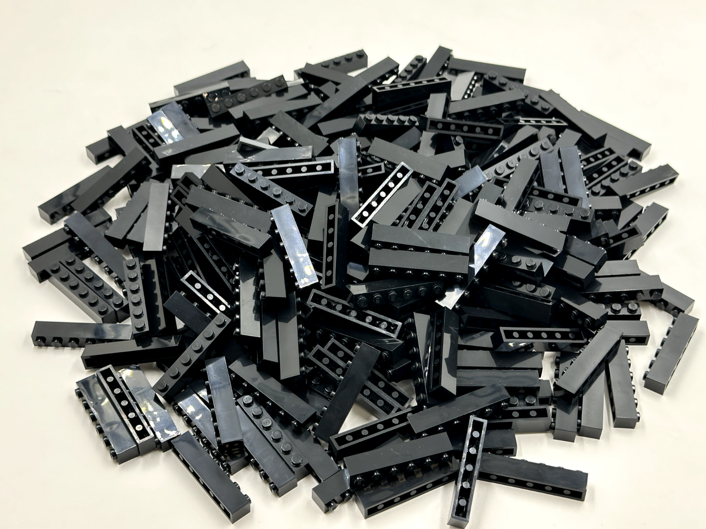 LEGO Pack of 100x New Black Brick 1 x 6 BULK BRICKS
