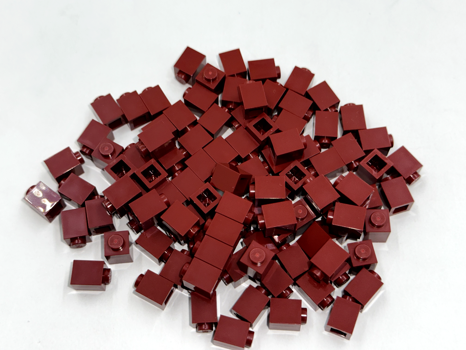 LEGO Pack of 200x New Dark Red Brick 1 x 1  BULK BRICKS