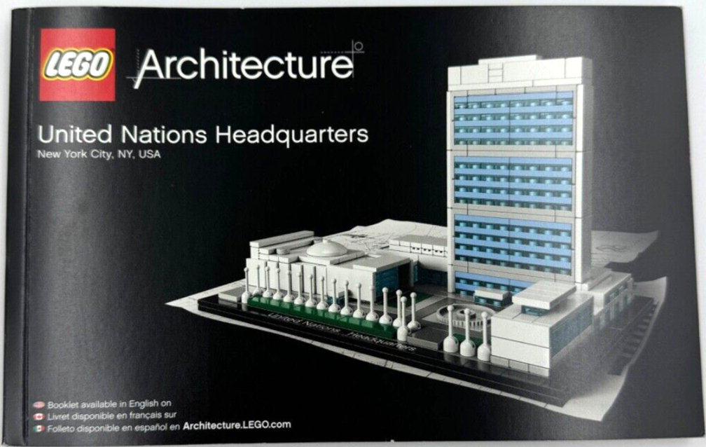 INSTRUCTIONS ONLY - LEGO LEGO ARCHITECTURE: United Nations Headquarters (21018)