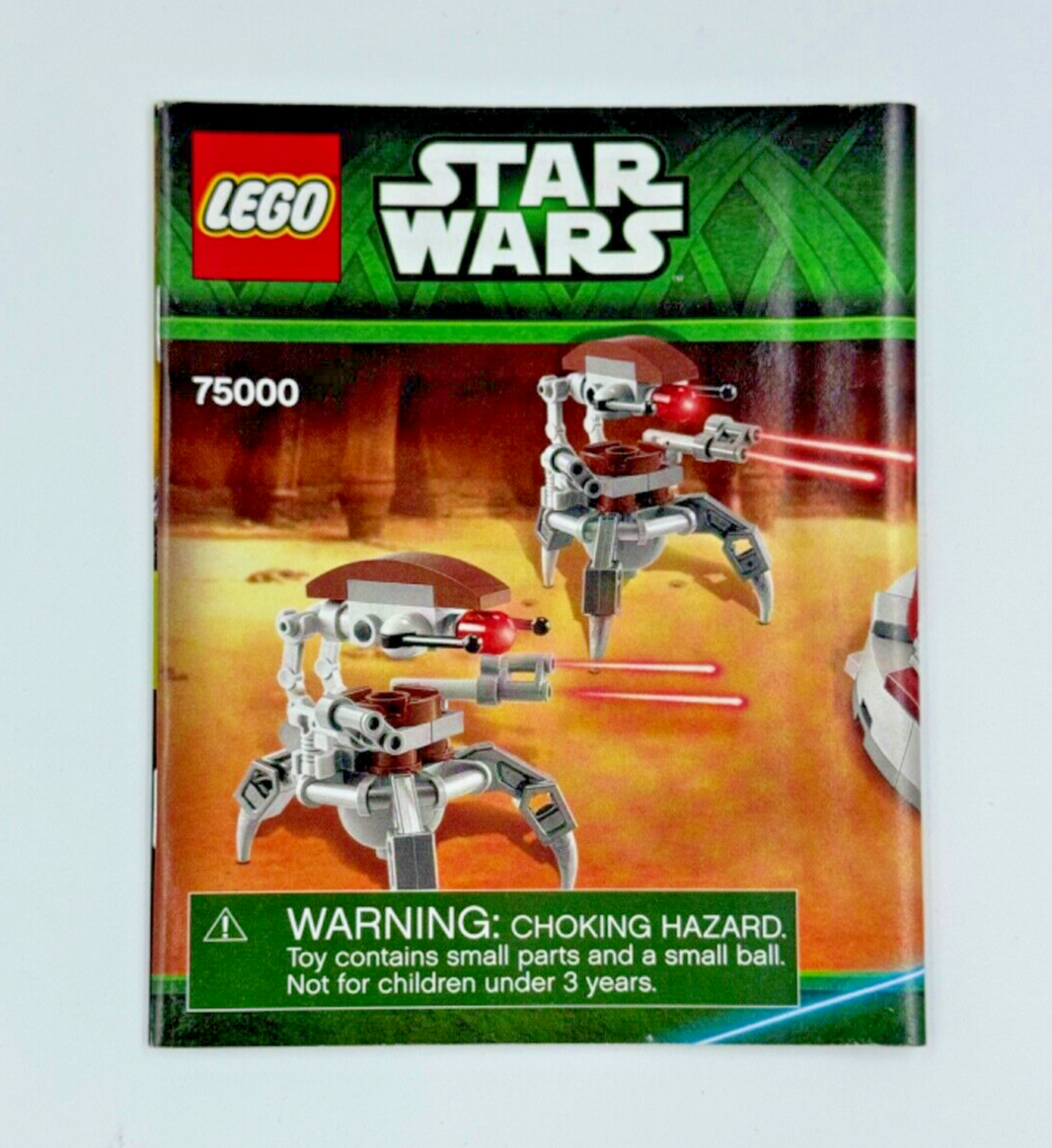 INSTRUCTIONS  ONLY - LEGO Star Wars: Clone Troopers vs. Droidekas (75000)